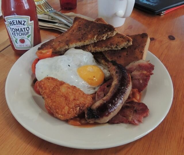 Cherry Reds Full English Breakfast - Courtesy of www.OutInBrum.com
